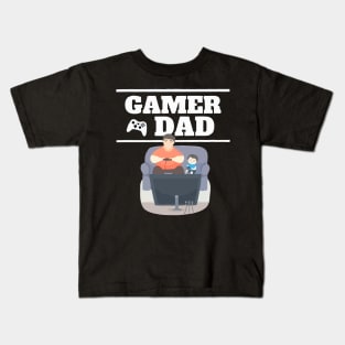 gamer dad Kids T-Shirt